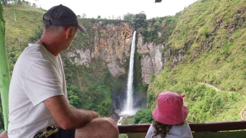 Best places to visit in Southeast Asia-Sipiso Piso Waterfall view-Colin and Ayla