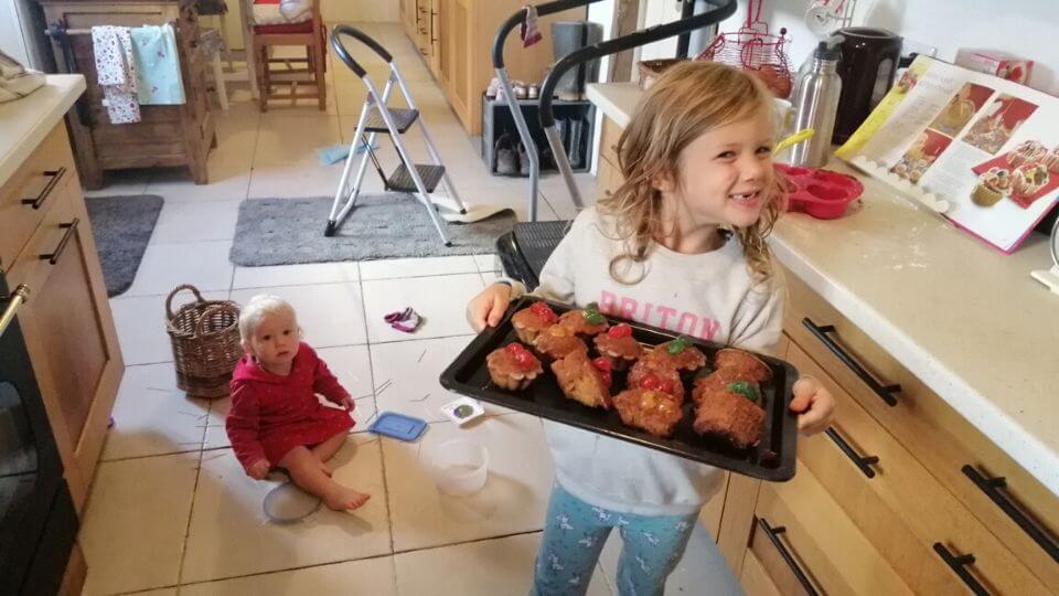 Things to do with kids at home-intro photo 2-Ayla with baking