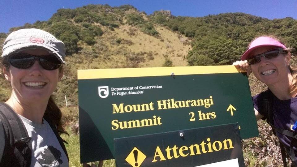 Mount Hikurangi-Elly & Sue
