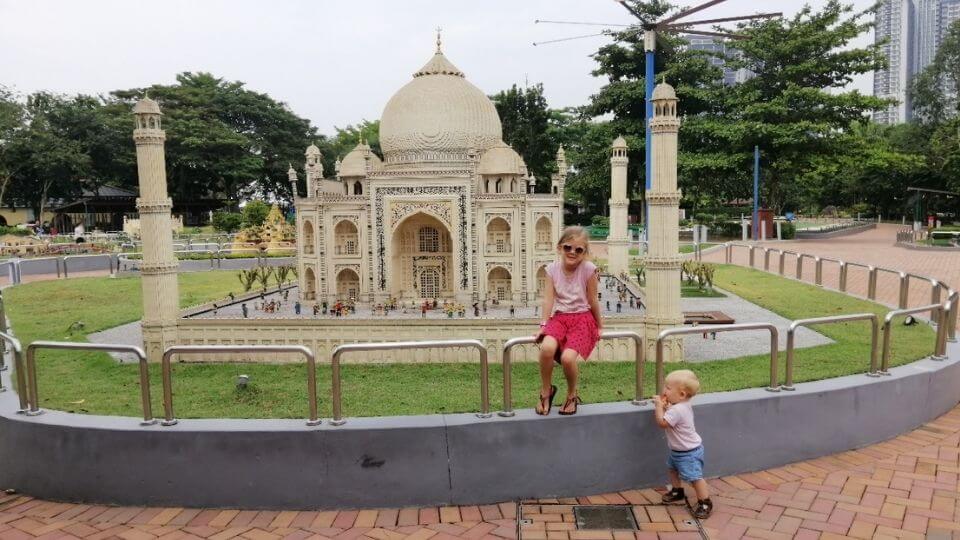 Legoland Malaysia theme park miniland - Ayla and Romy
