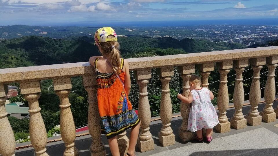Things to do in Cebu City with kids-temple of Leah lookout-Ayla and Romy