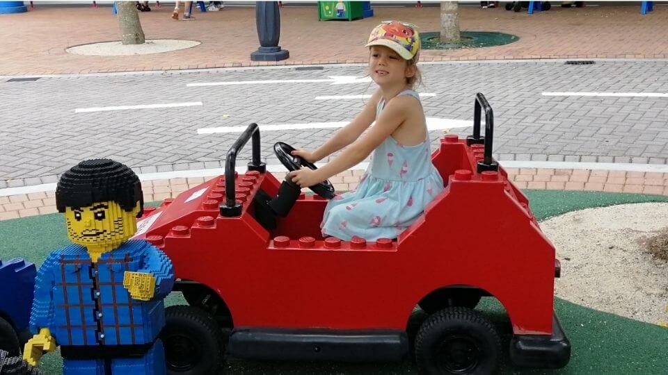 family friendly attractions in Johor Bahru-Legoland-Ayla driving lego car