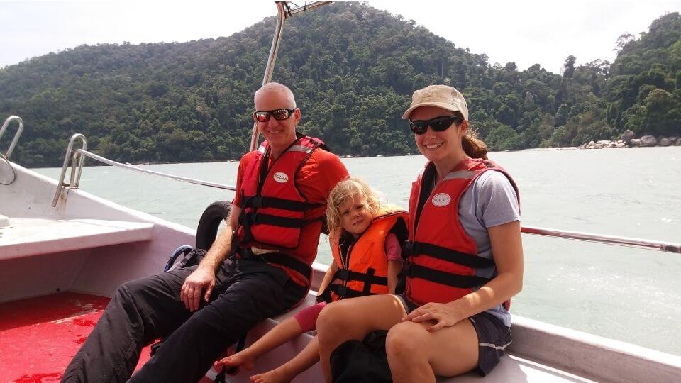 Place to go in Penang with kids-National Park-boat back from turtle beach