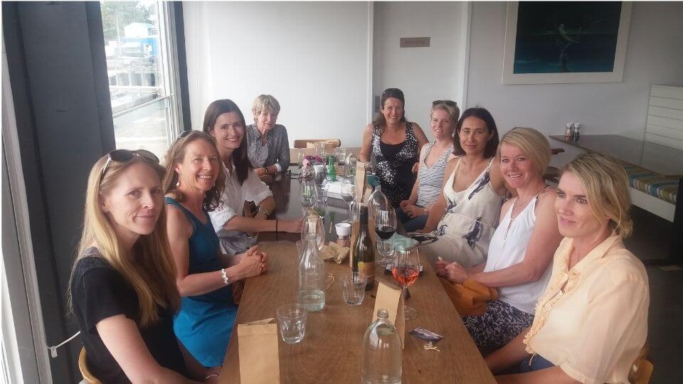 Things to do in Gisborne-baby shower with friends at the Gisborne Wine centre-Crawford Road kitchen