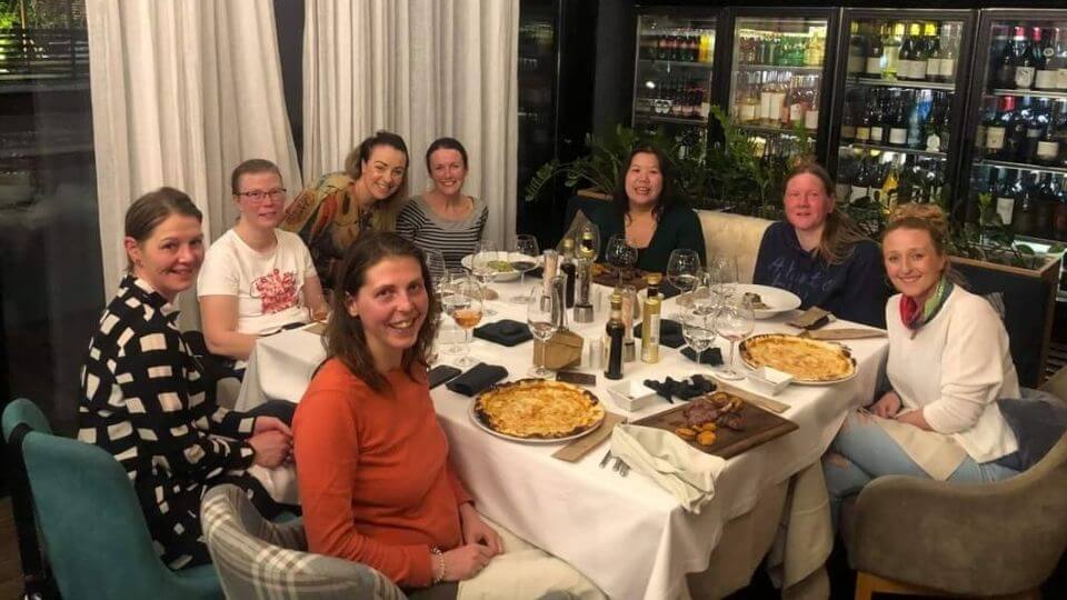 Bansko worldschooling community-mums night out-restaurant