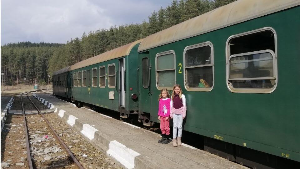 Take a train trip from Bansko to Velingrad-Ayla and friend at highest station