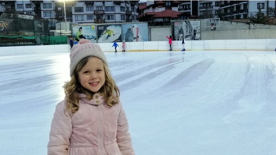 Things to do in Bansko Bulgaria in the winter time-ice skating-Ayla