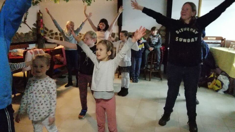 worldschooling pop up community-Bansko Bulgaria-education and fun day-dancing