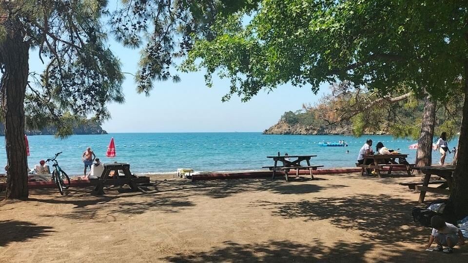 Things to do in Fethiye-chill out at Katranci Bay Nature park, a fantastic swimming spot for kids