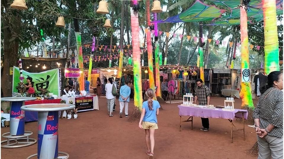 Visit the Friday night Hilltop Goa market if you are looking for things to do in Anjuna.