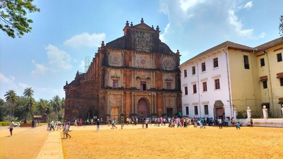 The Basilica of Bom Jesus in Old Goa is a UNESCO World Heritage Site