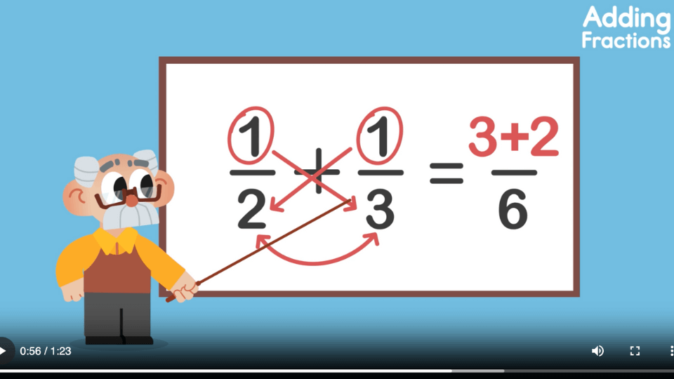 Fables World features videos to help kids learn fractions, multiplication, and other math skills