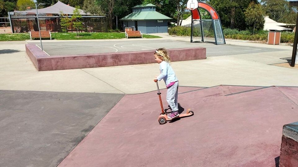 The Gembrook Skate park is an excellent place to take the kids in the Dandenong Ranges