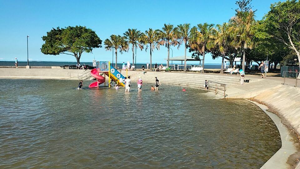 The Wynnum Wading Pool is an excellent place to take the kids to cool off on Brisbane's Bayside.
