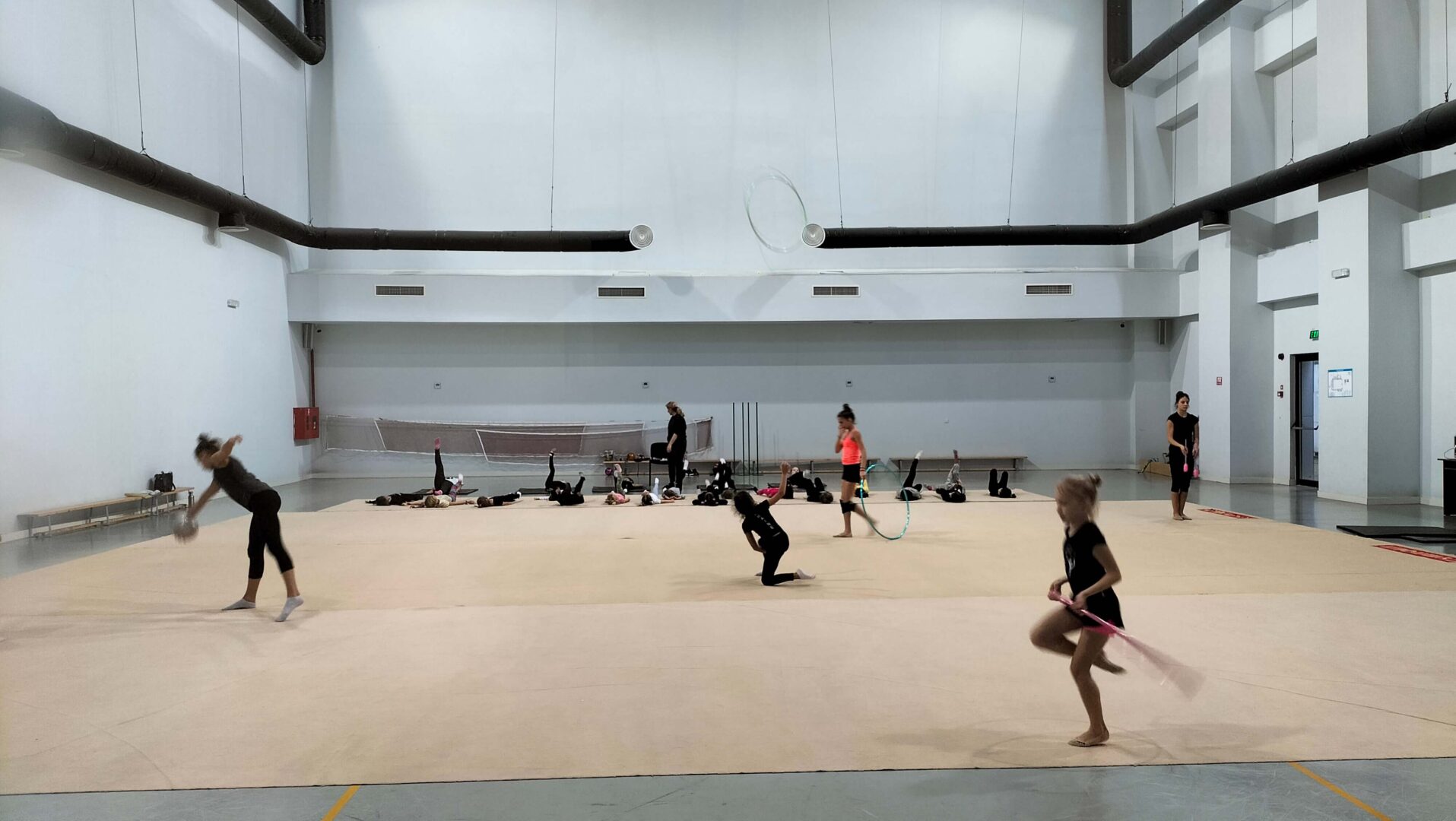 Ayla did rhythmic gymnastics in Tbilisi, Georgia with a Russian coach.
