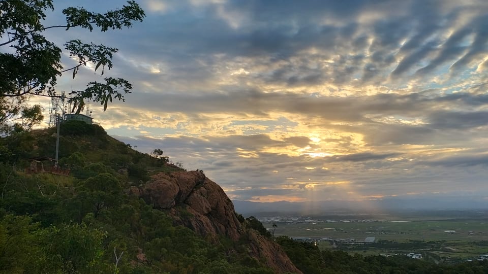 A pretty sunset view from Castle Hill in Townsville.