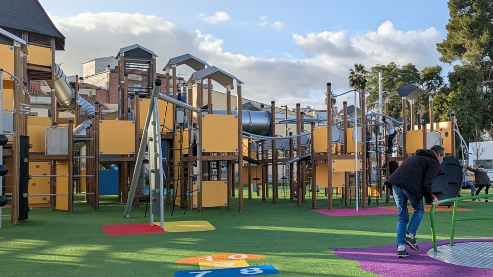 A really fun playground in Merida, Spain.